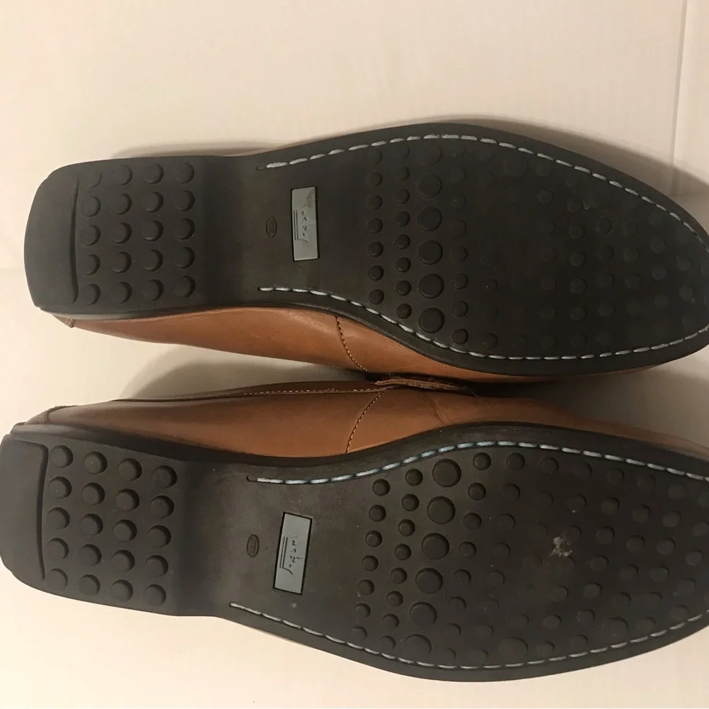 Peter Millar brown slip-on loafers leather shoes men size 10 1/2 M - Picture 7 of 12
